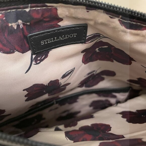 Stella & Dot Waverly Petite Black Clutch/Crossbody - Picture 4 of 5